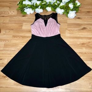 Enfocus Studio Black and Pink Dress